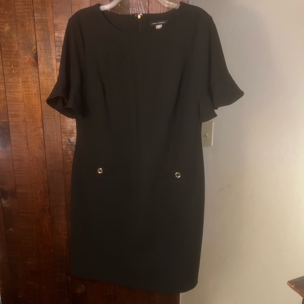 Tommy Hilfiger black dress. Size 10